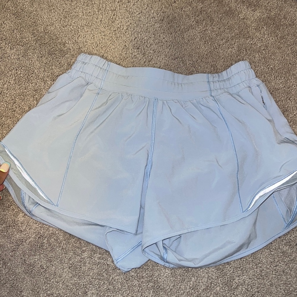 lululemon athletica Light Blue Athletic Shorts